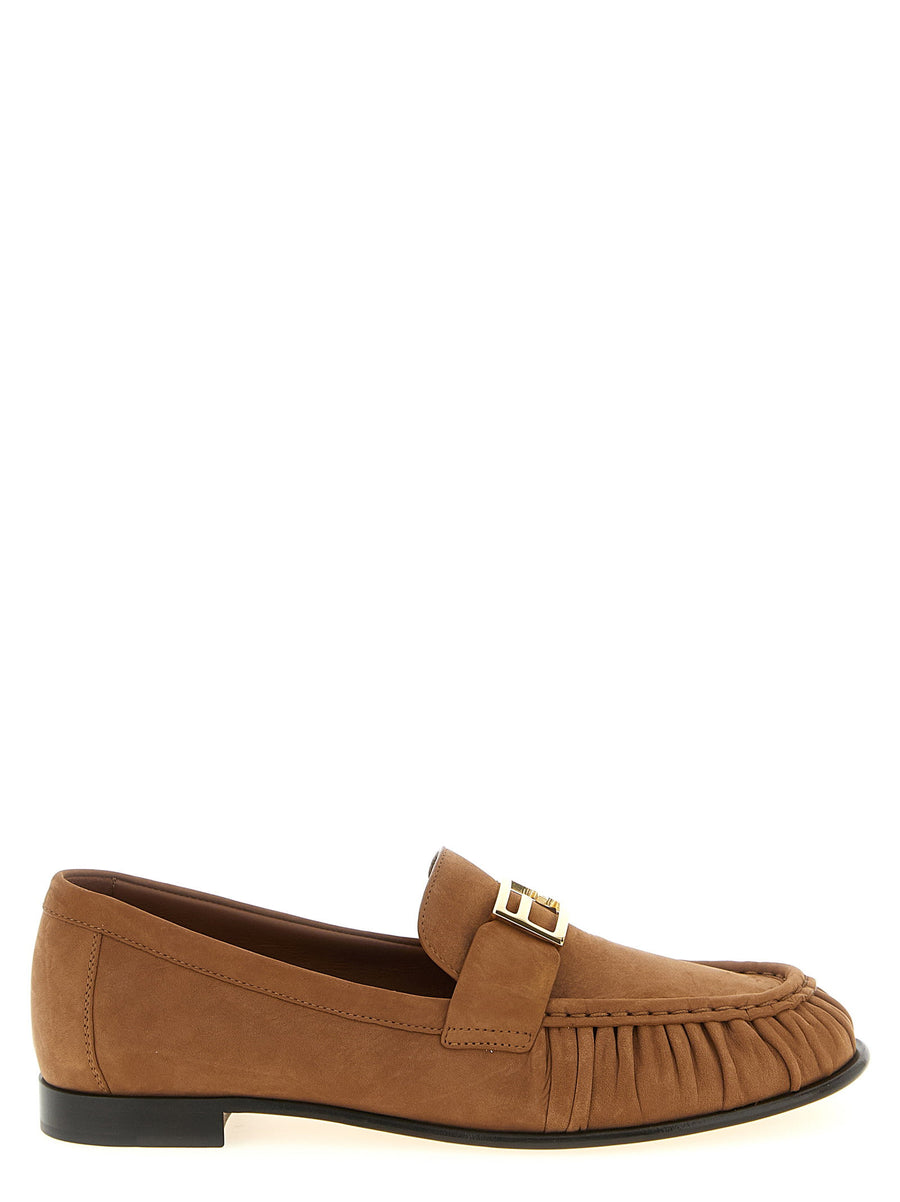 Fendi Baguette Loafer — Brown