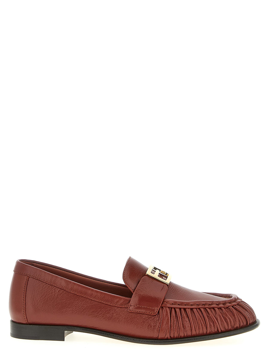 Fendi Baguette Loafer — Burgundy