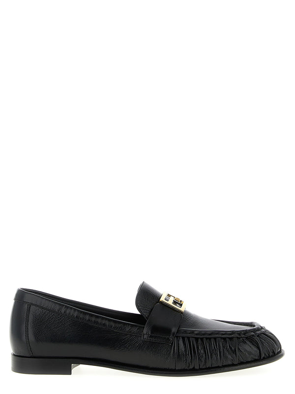 حذاء لوفر Fendi Baguette — أسود