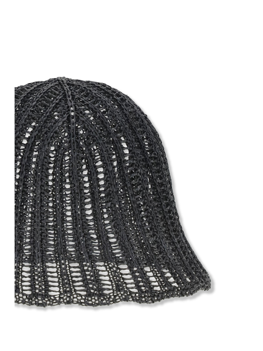 Hat Techno Raffia Black