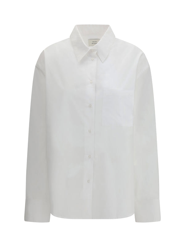 Loulou De Saison 100% Cotton shirt in white