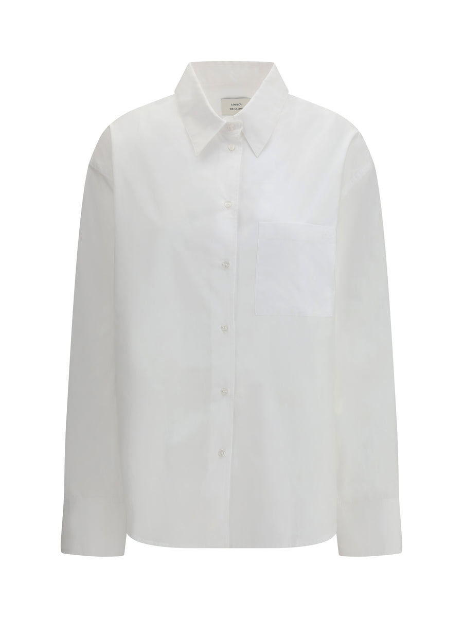 Loulou De Saison 100% Cotton shirt in white