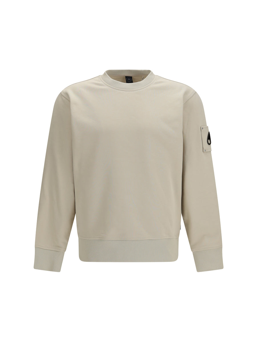 Moose Knuckles 100% Cotton sweatshirt in beige