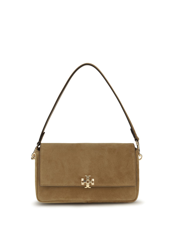 Tory Burch 100% Chamois Leather shoulder bag in beige