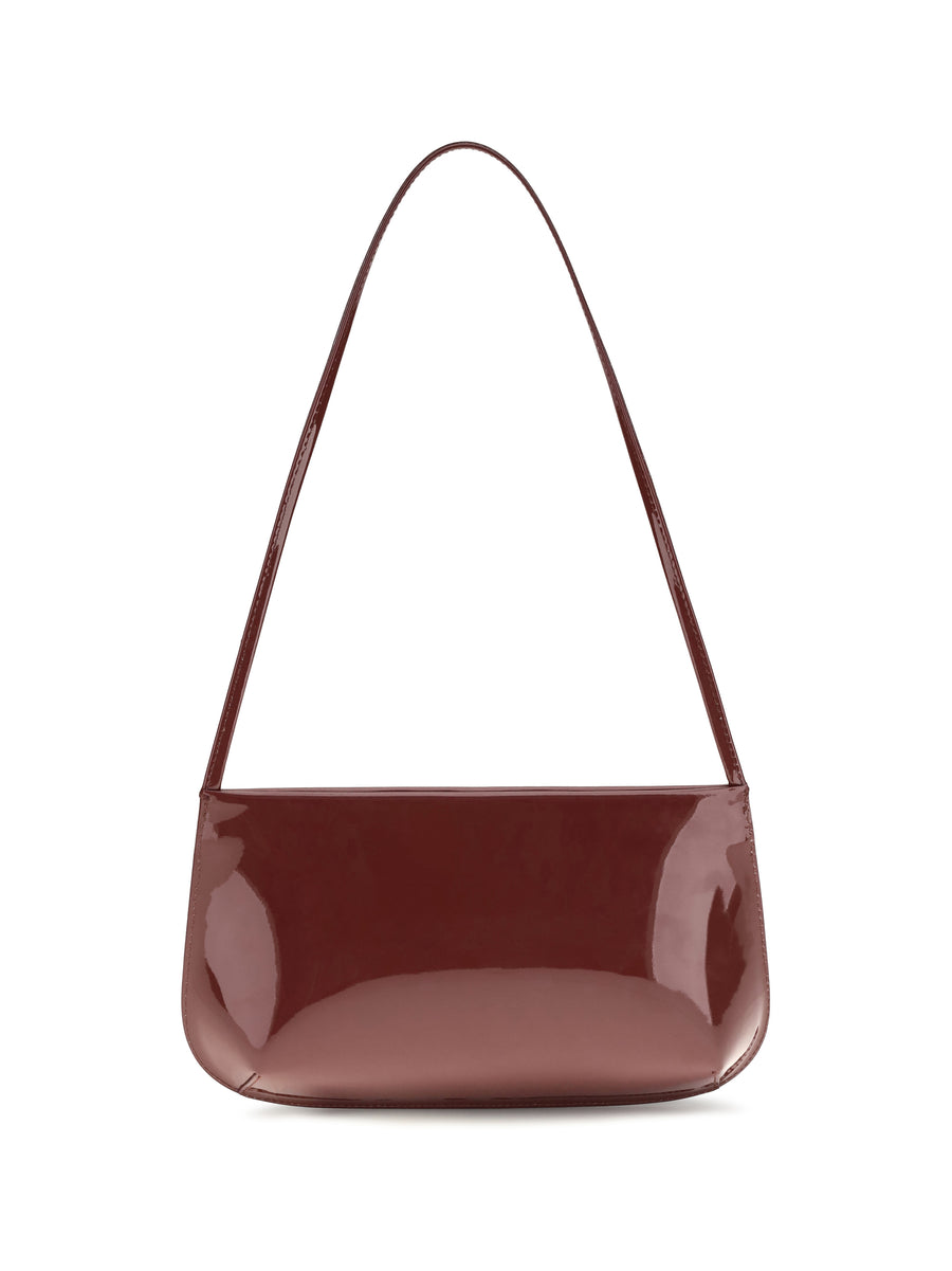 Bra Brushed Leather Shoulder Bag Coulis Calf Bos Taurus