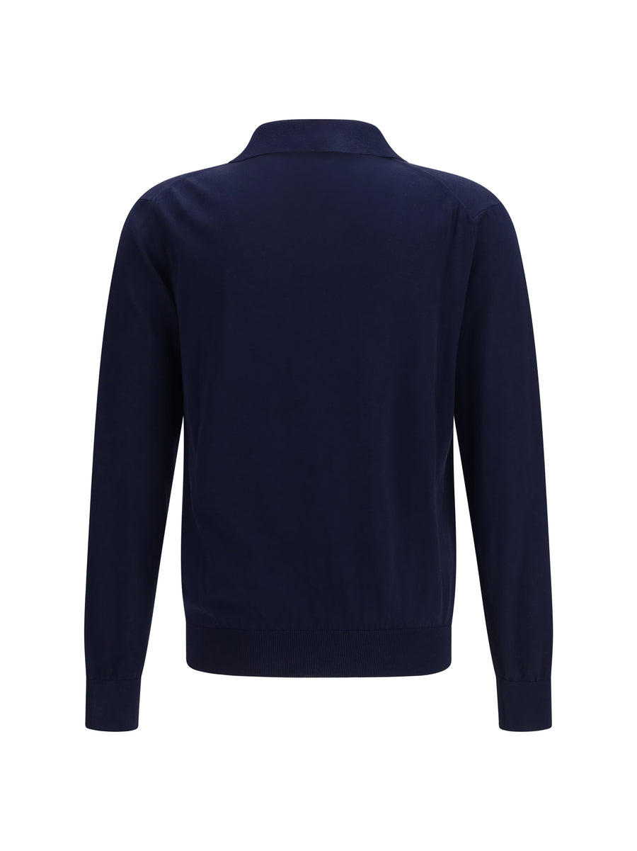 Long-Sleeve Sweater Portofino Night Cotton