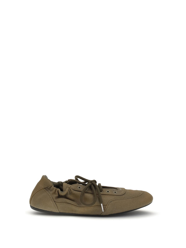 Prada Upper: 100% Cotton; Sole: 100% Rubber sneaker in brown