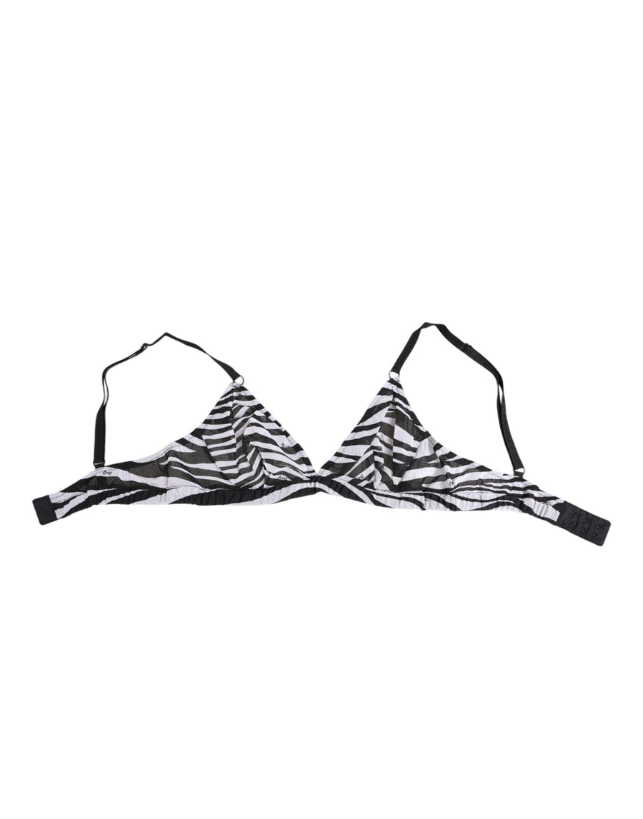 Dolce & Gabbana 95% Silk bralette in black