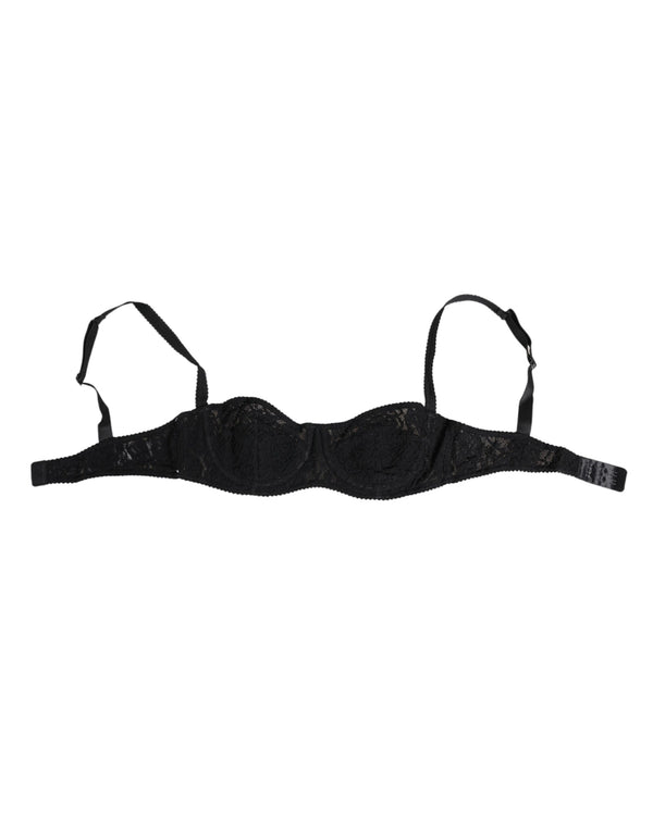 Dolce & Gabbana 100% Polyamide (Nylon) bra in black