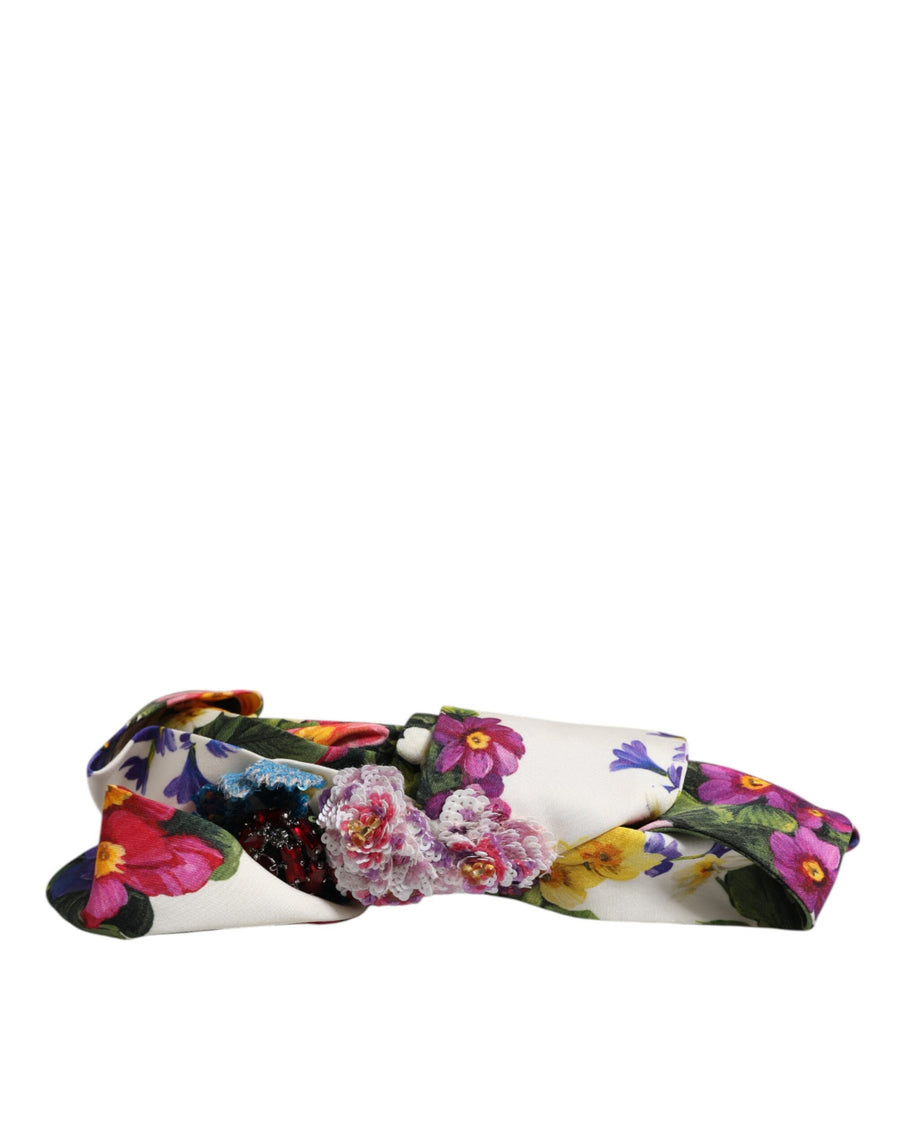 Dolce & Gabbana 94% Silk headband in white