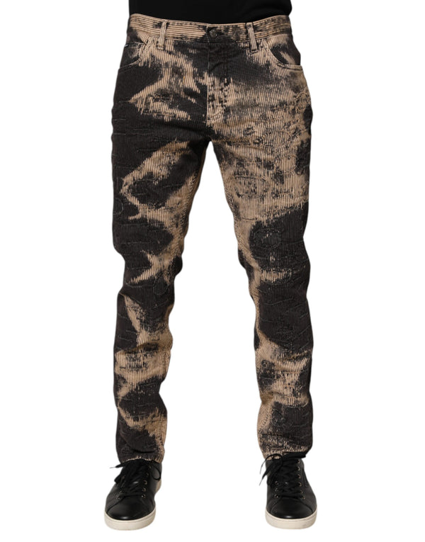 Dolce & Gabbana 95% Cotton trousers in beige