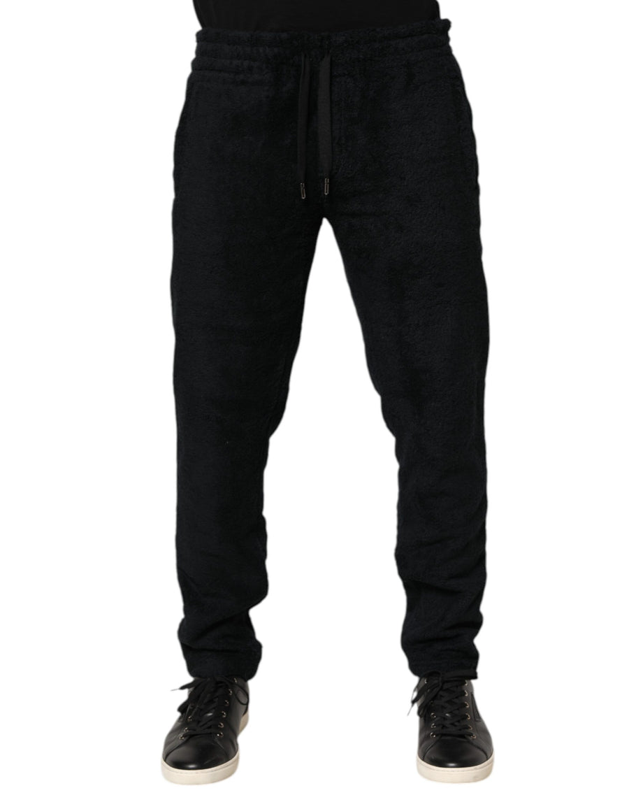 Dolce & Gabbana 100% Cotton joggers in black