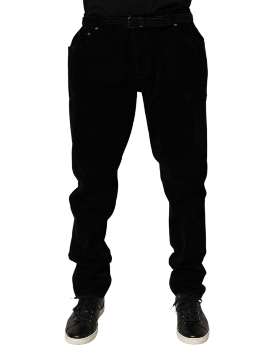 Dolce & Gabbana 91% Cotton jeans in black