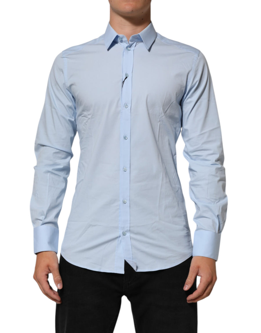 Dolce & Gabbana 97% Cotton shirt in blue