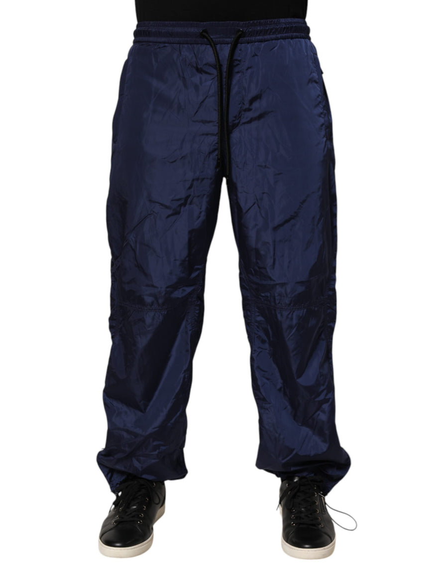 Dolce & Gabbana 100% Nylon joggers in blue