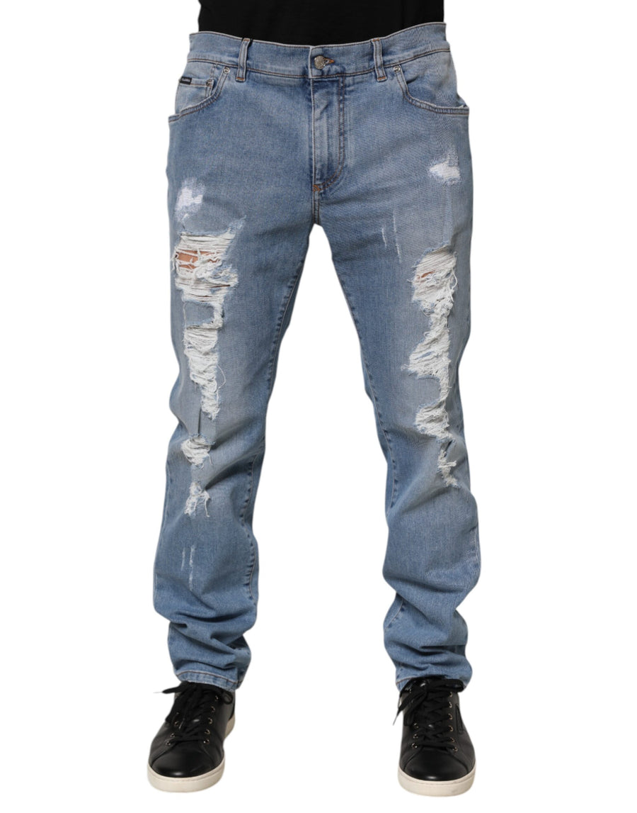 Dolce & Gabbana 98% Cotton jeans in blue