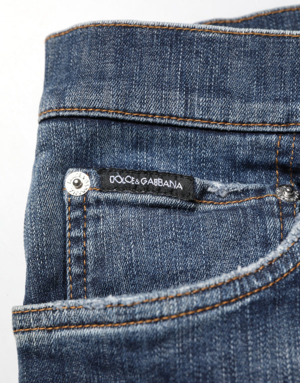 Dolce & Gabbana 92% Cotton jeans in blue