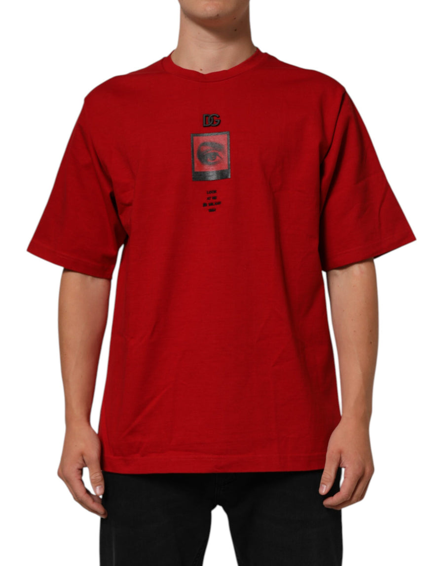Dolce & Gabbana 100% Cotton t-shirt in red