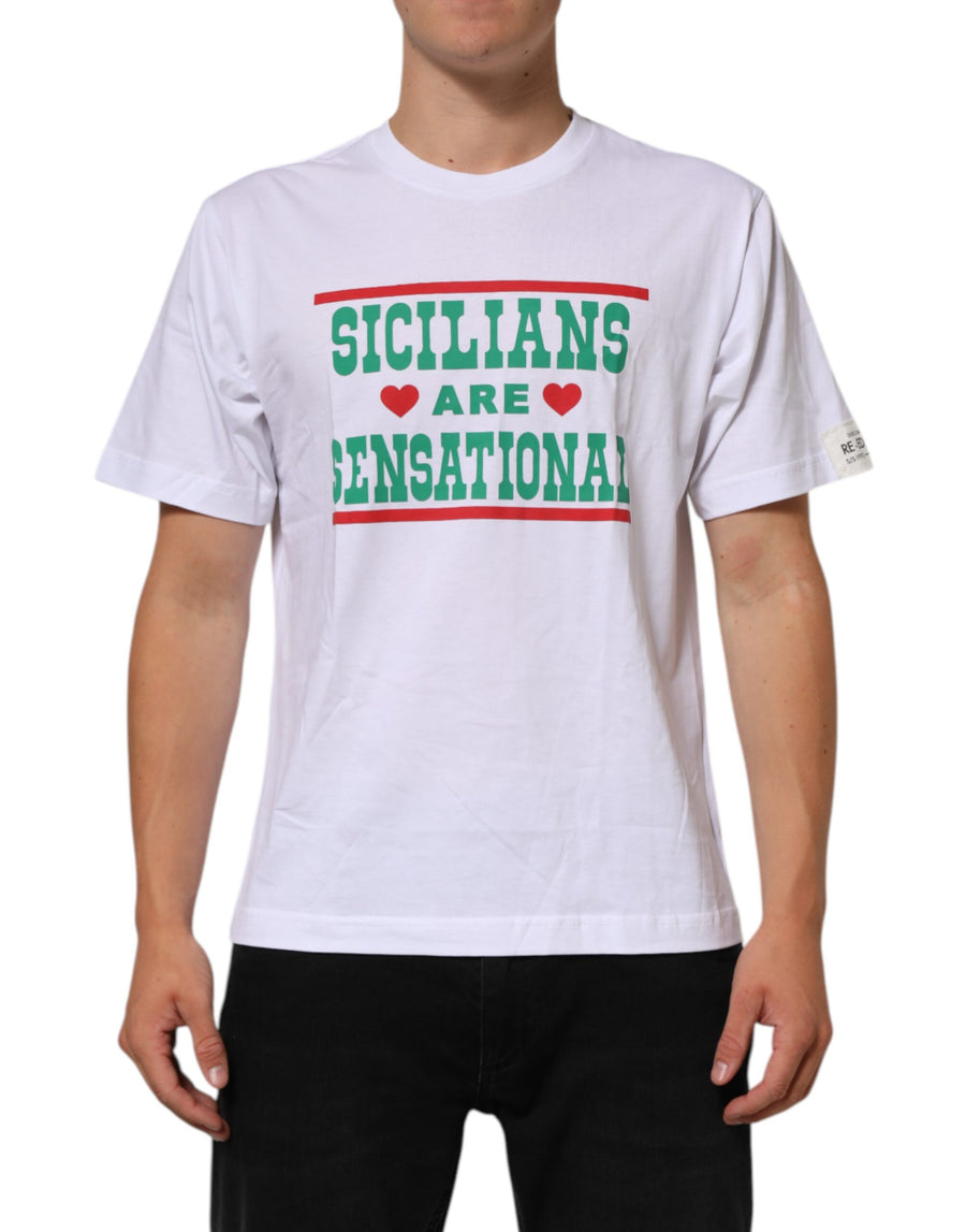 Dolce & Gabbana 100% Cotton t-shirt in white