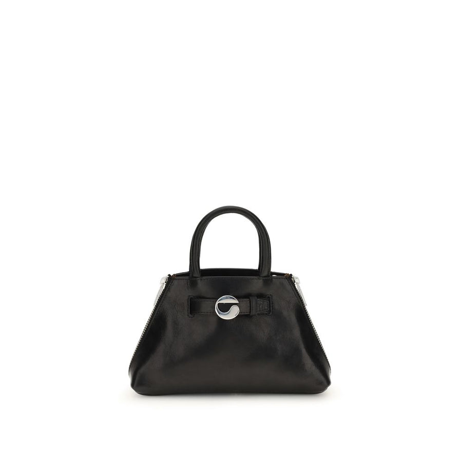Coperni 100% Calf Leather Bos Taurus shoulder bag in black