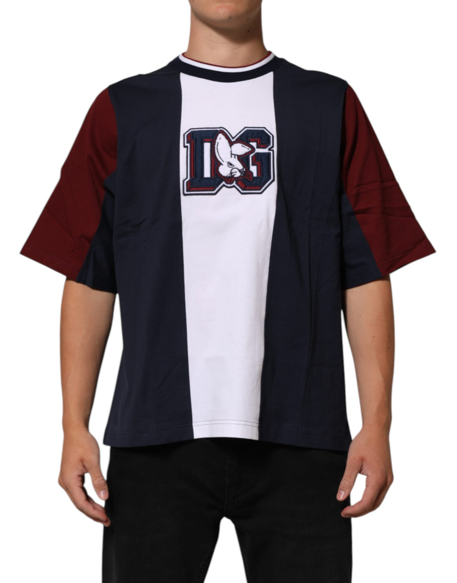 Dolce & Gabbana 100% Cotton t-shirt in navy