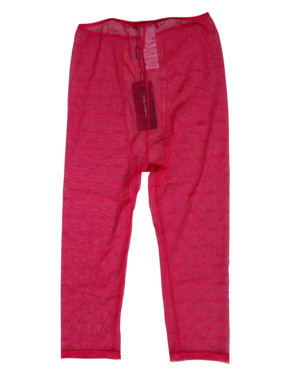 Dolce & Gabbana 93% Nylon 7% Elastane leggings in pink
