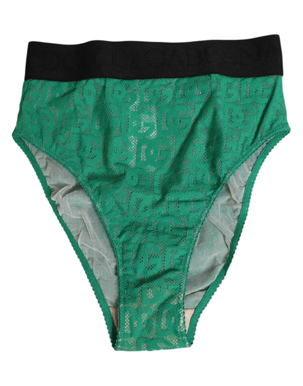 Dolce & Gabbana 56% Cotton high brief in green