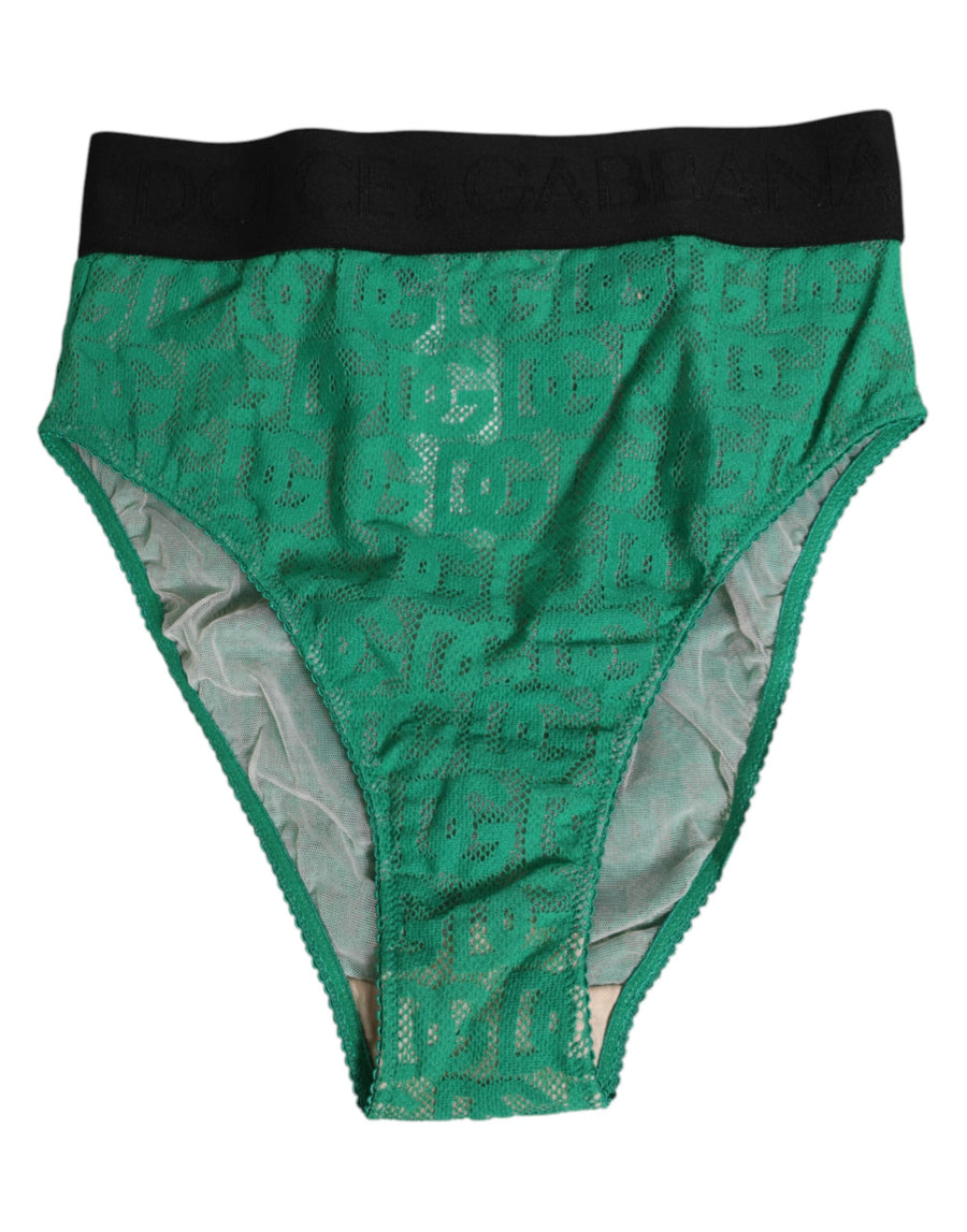 Dolce & Gabbana 56% Cotton high brief in green