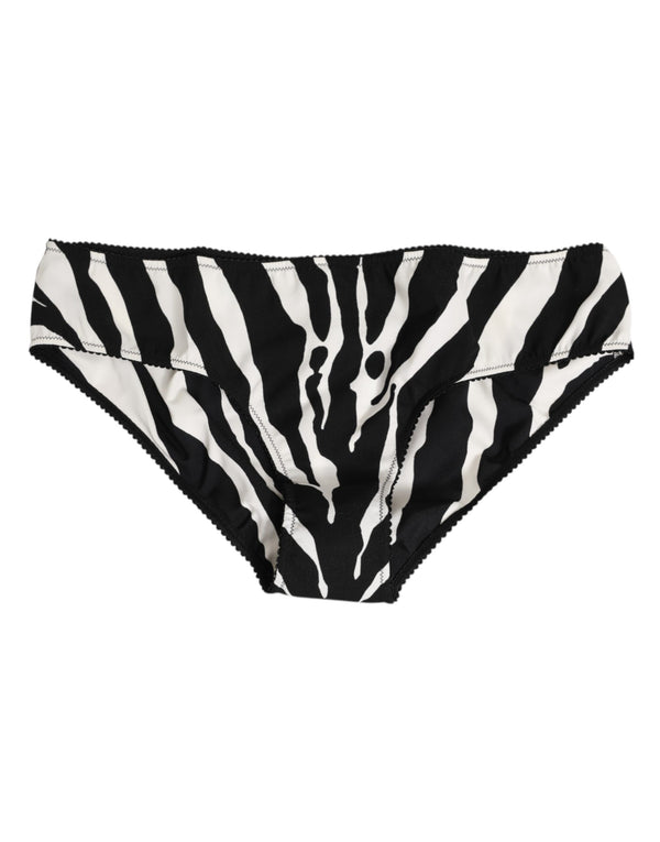 Dolce & Gabbana 95% Silk slip briefs in black