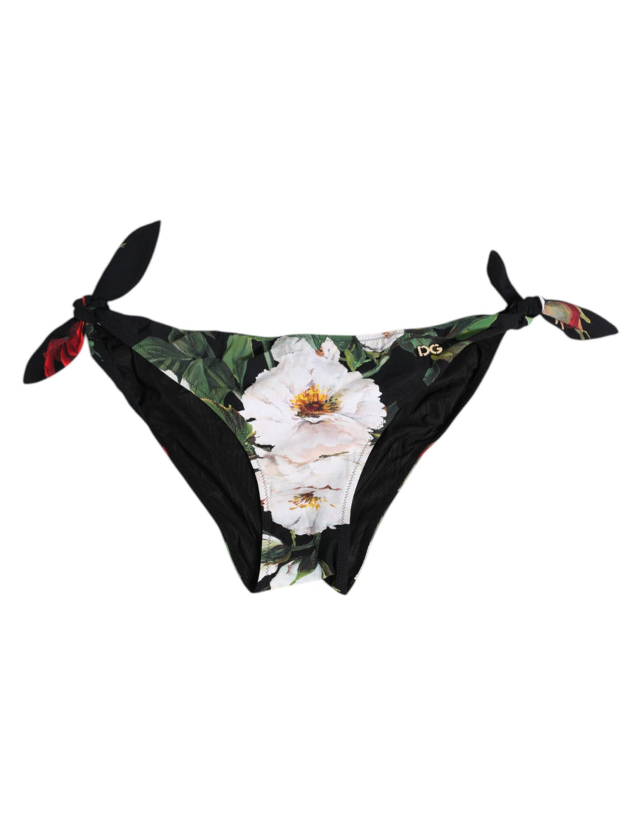 Dolce & Gabbana 25% Elastane bikini bottom in black