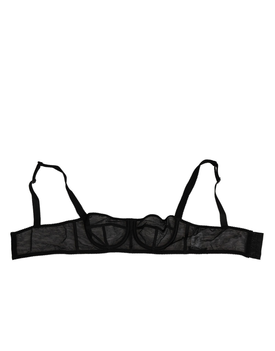 Dolce & Gabbana 53% Cotton bra in black