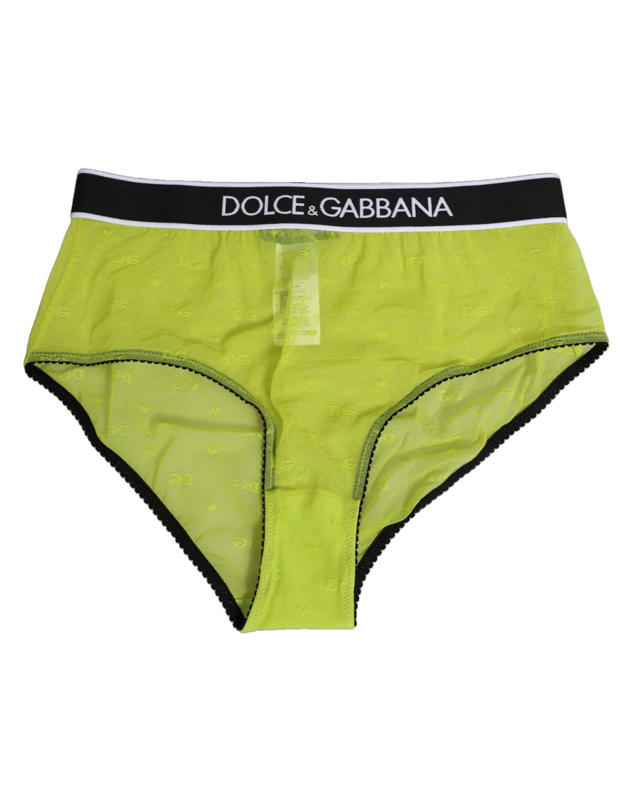 Dolce & Gabbana Nylon brief in green