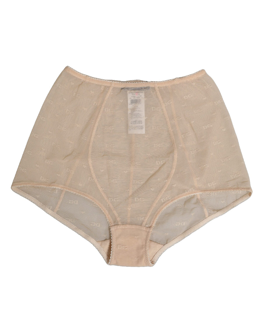 Dolce & Gabbana 92% Nylon girdle panty in beige