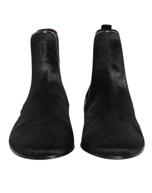 Dolce & Gabbana 90% Calf chelsea boot in black