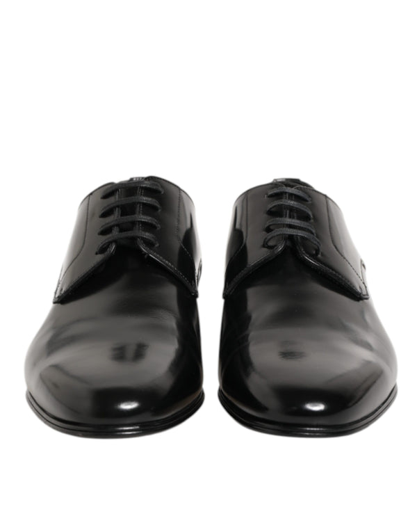 Dolce & Gabbana 100% Calfskin Leather derby shoe in black