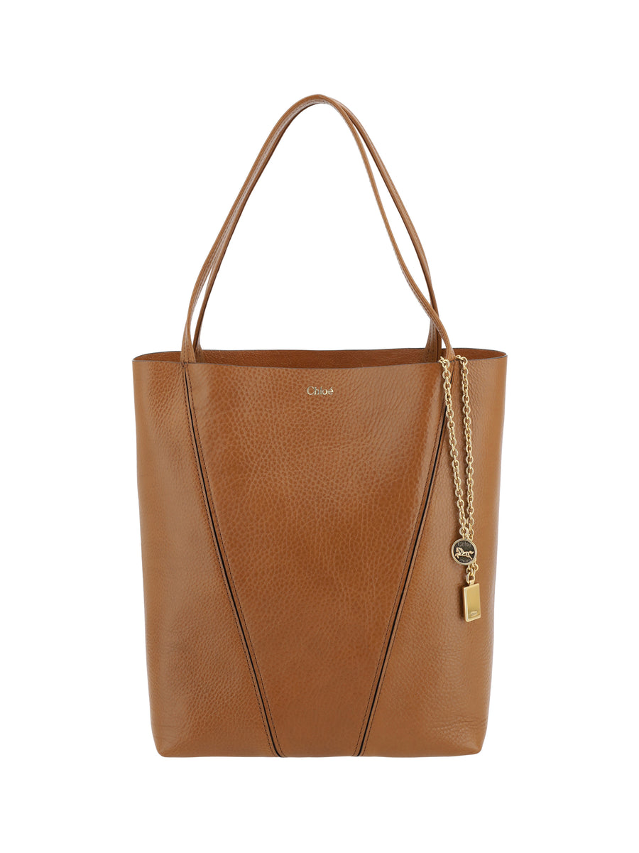 Chloé 100% calf leather (Bos Taurus) shoulder bag in brown