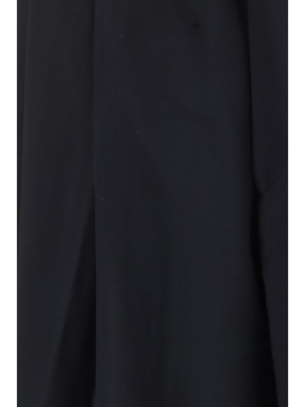 Trousers Virgin Wool Dark Navy Fleece (ovis Aries)
