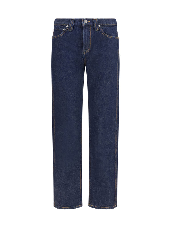 Khaite 100% Cotton jeans in navy