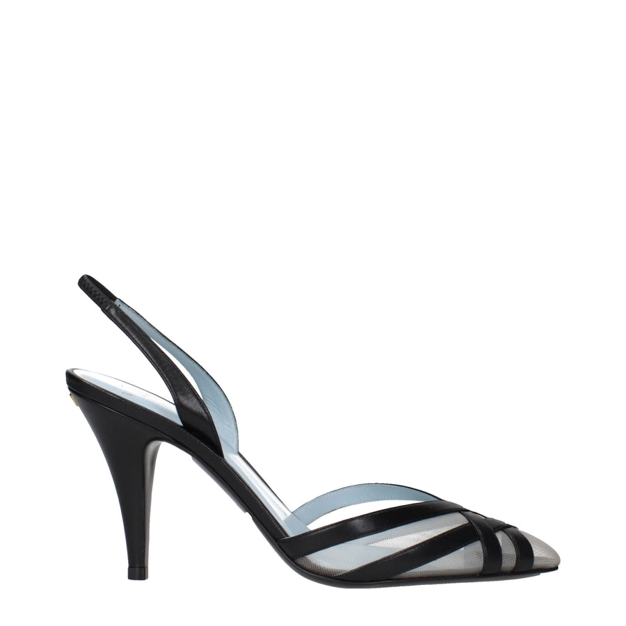 Valentino Garavani Leather heel in black