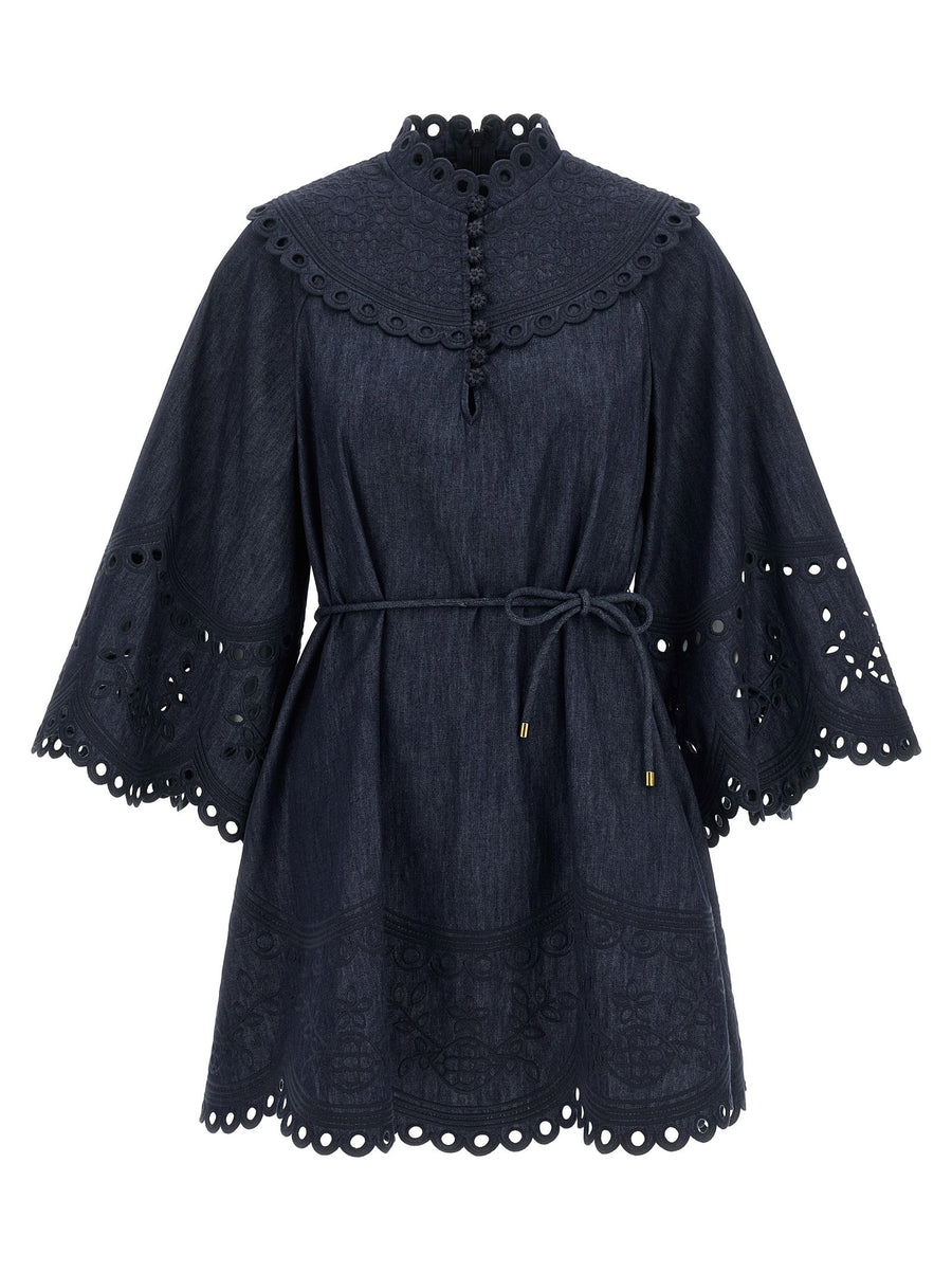 Zimmermann Mahon Dress — indigo