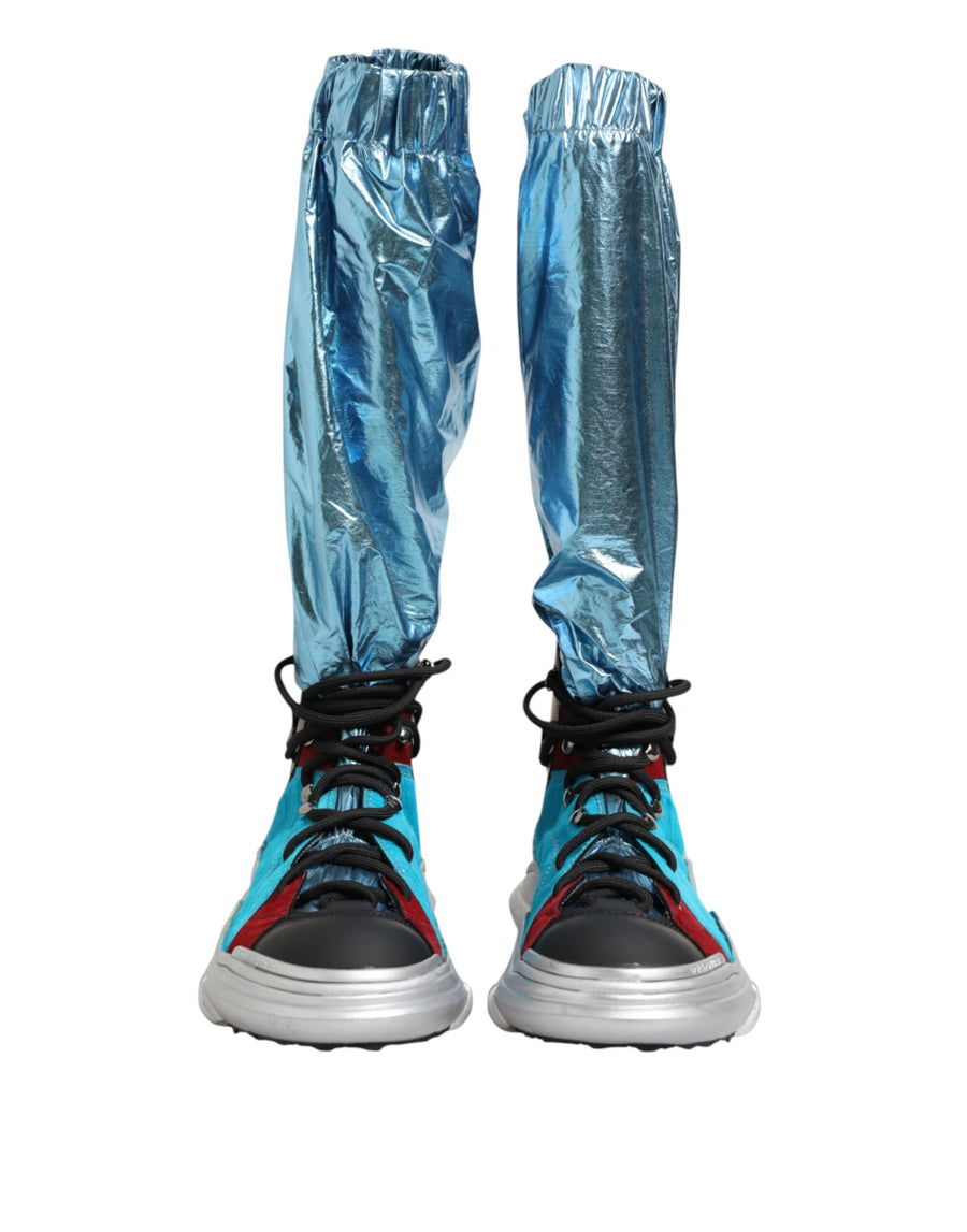 Dolce & Gabbana 82% Nylon boot in blue