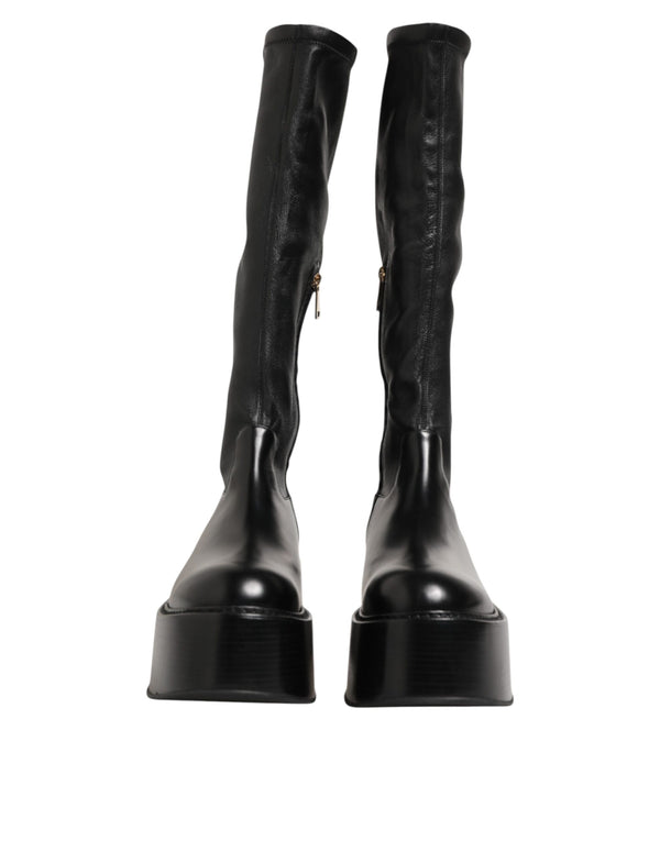 Dolce & Gabbana 54% Lamb boot in black