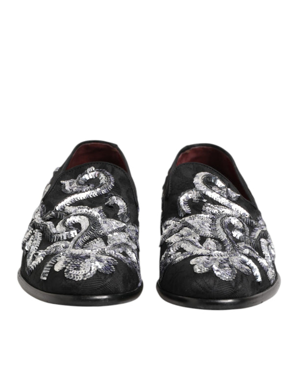 Dolce & Gabbana 48% Cotton loafer in black