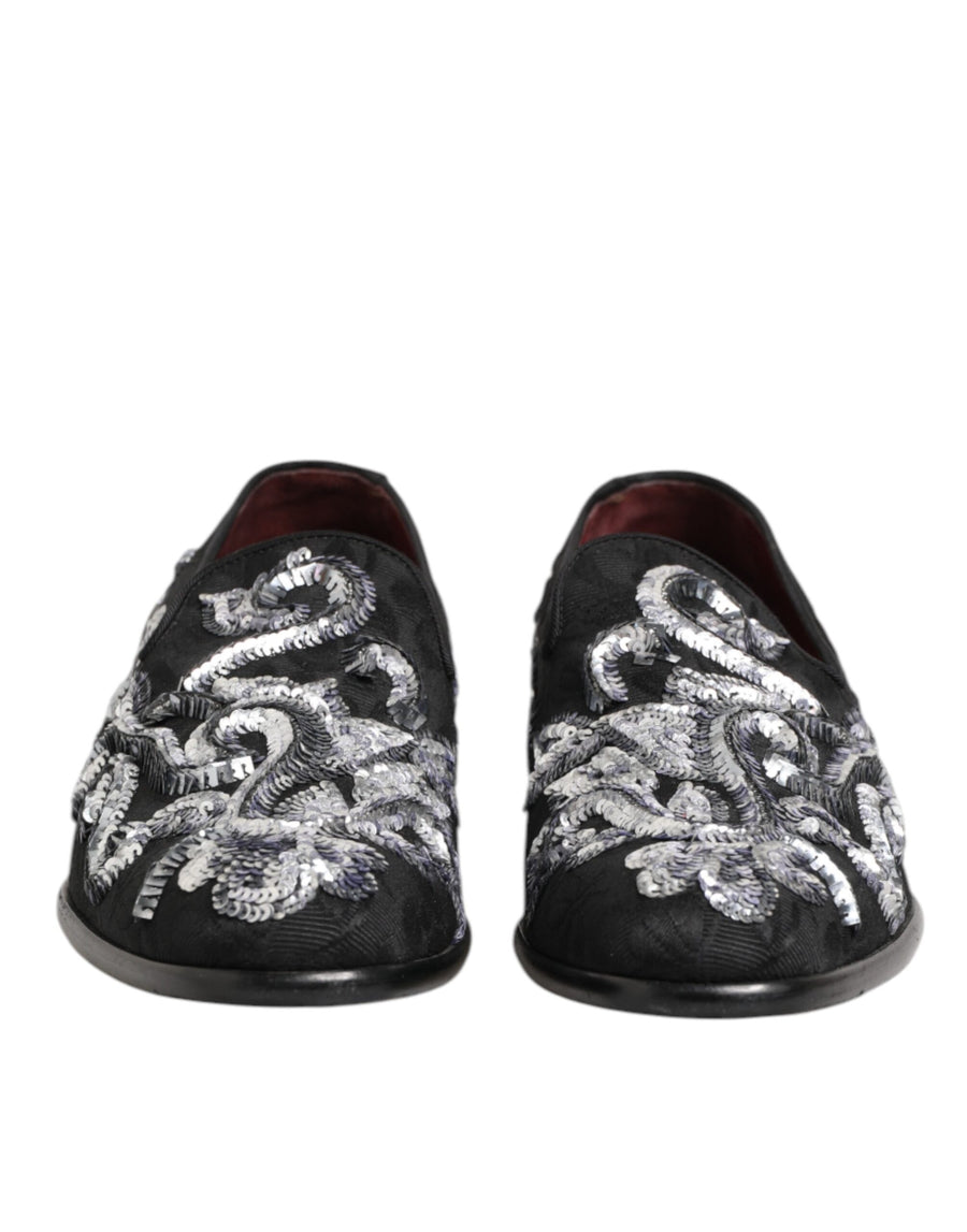 Dolce & Gabbana 48% Cotton loafer in black