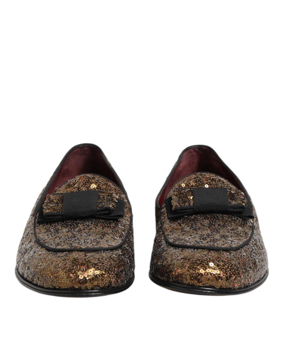 Dolce & Gabbana 05%CO+90%PL+05%VI loafer in gold