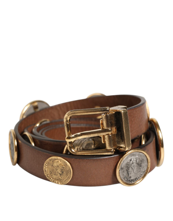Dolce & Gabbana Calf belt in brown