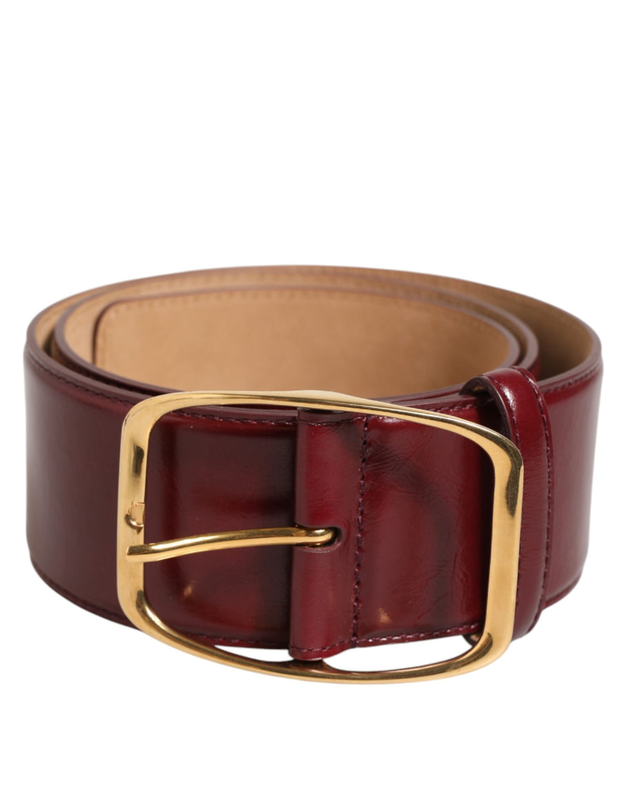 Dolce & Gabbana 100% Calf belt in burgundy