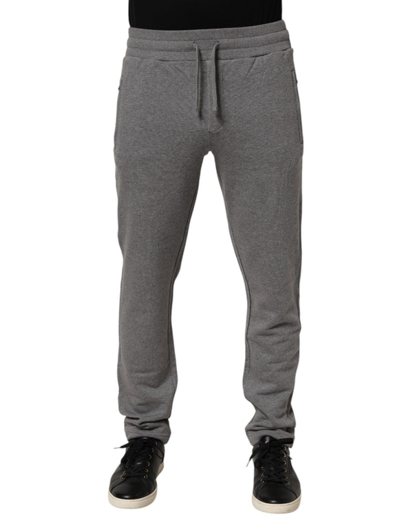 Dolce & Gabbana 100% Cotton joggers in gray