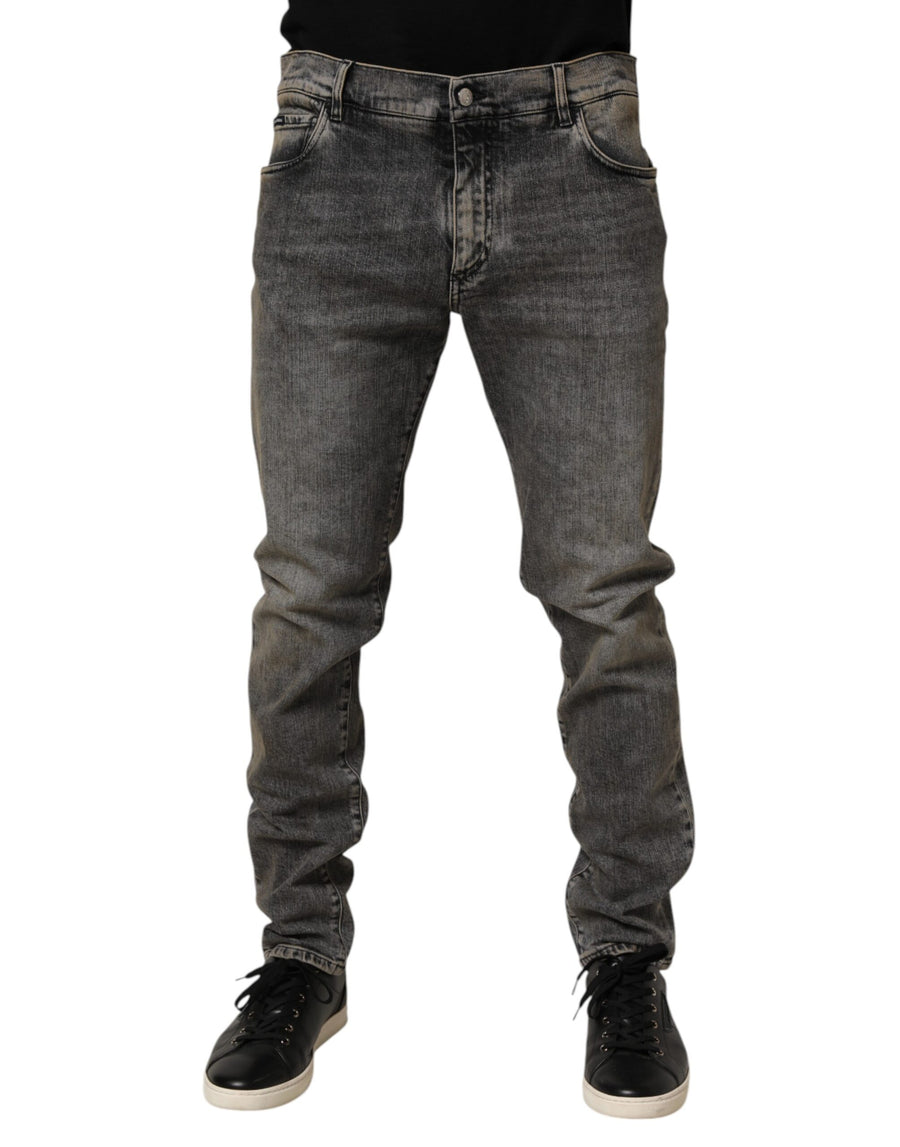 Dolce & Gabbana 98% Cotton jeans in gray