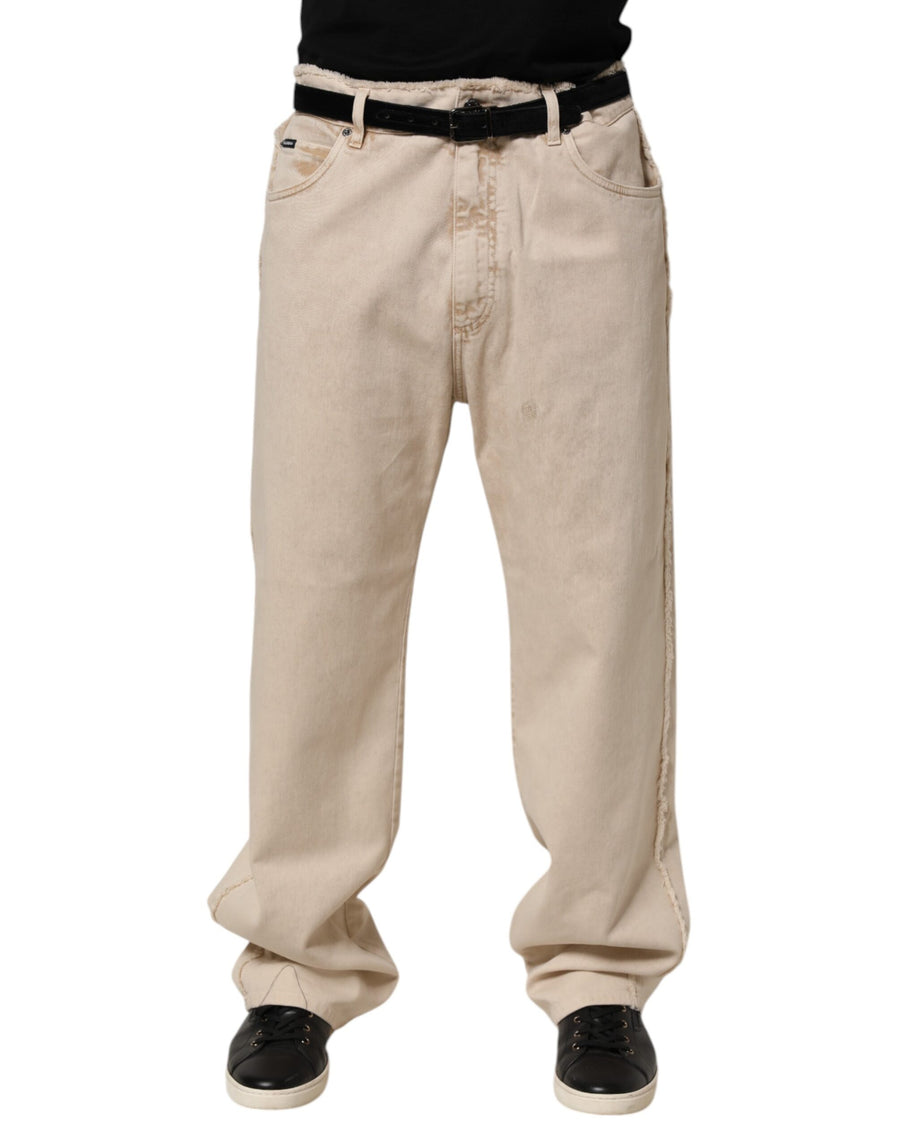 Dolce & Gabbana 100% Cotton jeans in beige